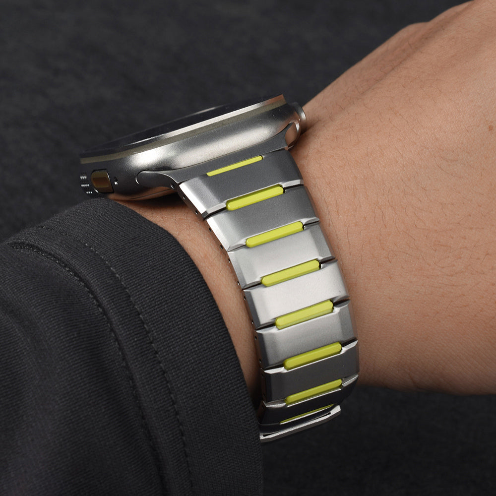 Apple Watch Ultra 49mm Zore KRD-155 Metal Silikon Kordon