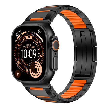 Apple Watch Ultra 49mm Zore KRD-155 Metal Silikon Kordon