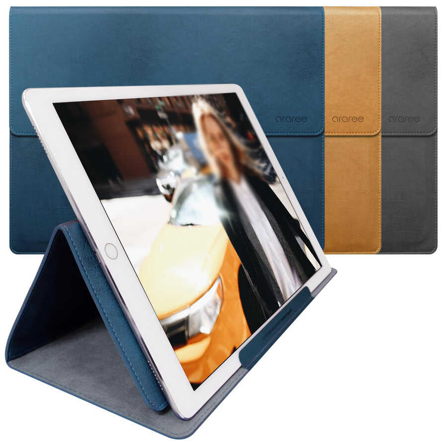 Araree 13 İnç Stand Clutch Universal Tablet Kılıf Mavi