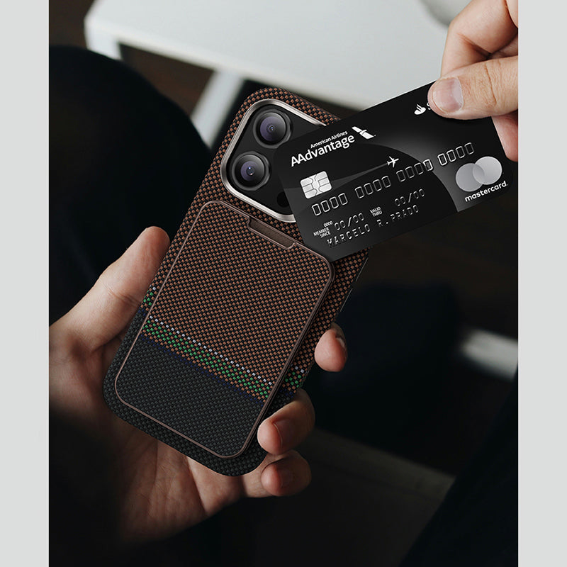 Benks ArmorGo 600D Aramid Fiber Magnetik Standlı Kartlık