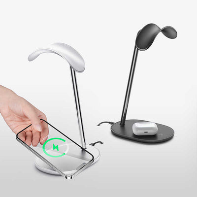 Benks L40 Pro Holder Wireless Şarjlı Kulaklık Standı Siyah