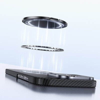 Benks L56 Magnetik 360 Derece Dönebilen ArmorPop Kevlar Tasarımlı Parmak Ring Stand Siyah