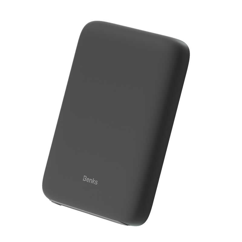 Benks MP06 15W Magsafe Magnetik Slim Powerbank 10000 Mah iPhone 12-13-14 Serisi Siyah