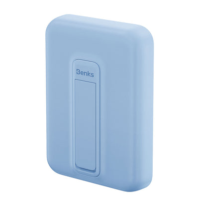 Benks MP09 Magsafe Magnetik Standlı İnce Tasarımlı Powerbank 6000mAh Siyah
