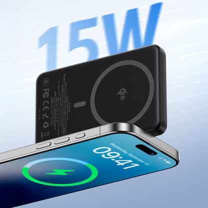 Benks MP17 ArmorGo M-safe Şarj Özellikli ArmorTint Aramid Fiber Qi2 Teknolojili Powerbank 15W 10000mAh