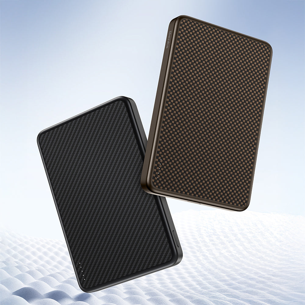 Benks MP17 ArmorGo M-safe Şarj Özellikli ArmorTint Aramid Fiber Qi2 Teknolojili Powerbank 15W 10000mAh