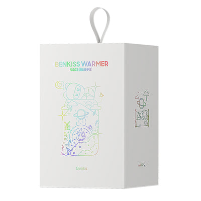 Benks NS03 Dijital Ekran El Isıtıcı Özellikli Aroma Kokulu Powerbank 15W 10000mAh Pembe
