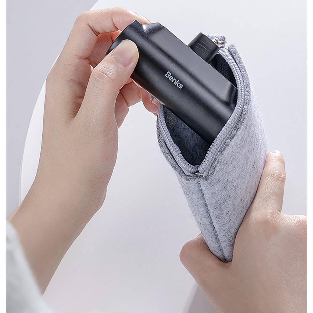 Benks PB15 Taşınabilir Standlı Lightning Portlu Powerbank 5000mAh Beyaz