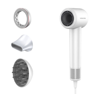 Coshare HD10E SuperFlow1 İyon Teknolojili Isı Dereceli Led Işıklı Saç Kurutma Fön Makinesi Siyah