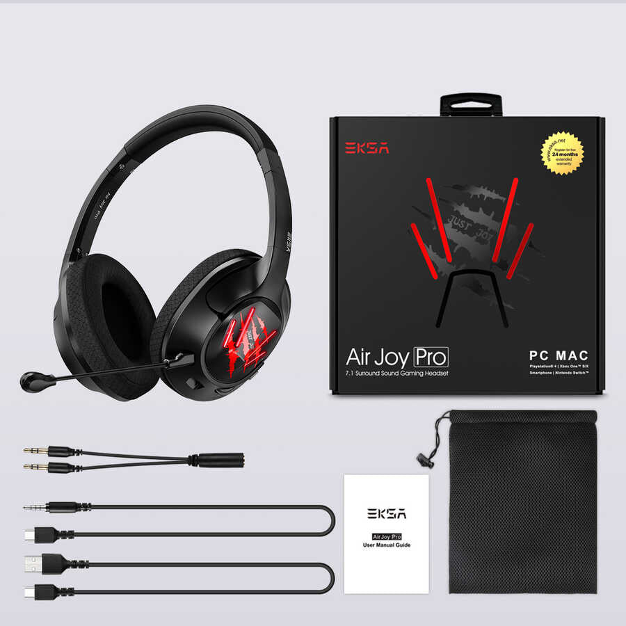 Eksa Airjoy Pro 3.5mm Kulaklık Siyah