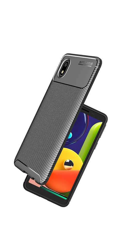 Galaxy A01 Core Kılıf Zore Negro Silikon Kapak