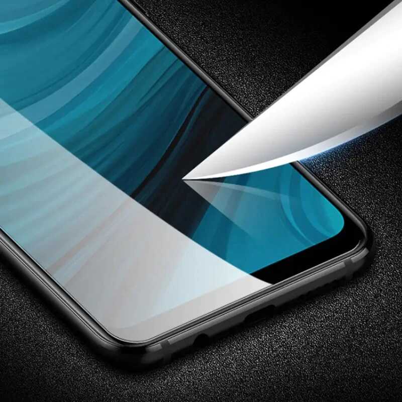 Galaxy A01 Core Zore Kenarları Kırılmaya Dayanıklı Cam Ekran Koruyucu