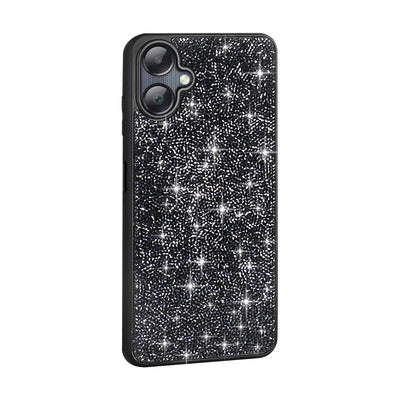Galaxy A06 Kılıf Parlak Taşlı Tasarım Zore Pırlanta Kapak Beyaz