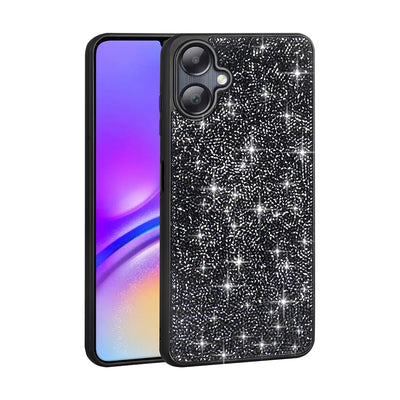 Galaxy A06 Kılıf Parlak Taşlı Tasarım Zore Pırlanta Kapak Gold