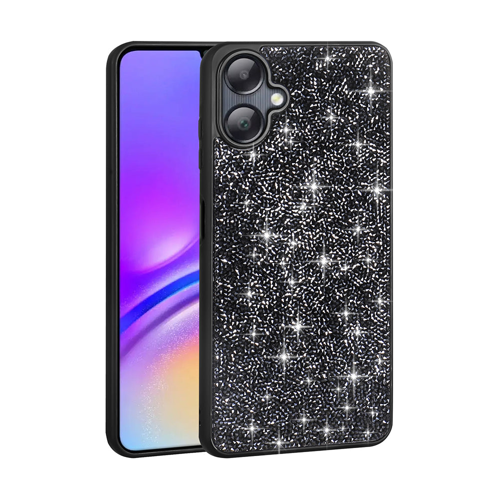Galaxy A06 Kılıf Parlak Taşlı Tasarım Zore Pırlanta Kapak Pembe