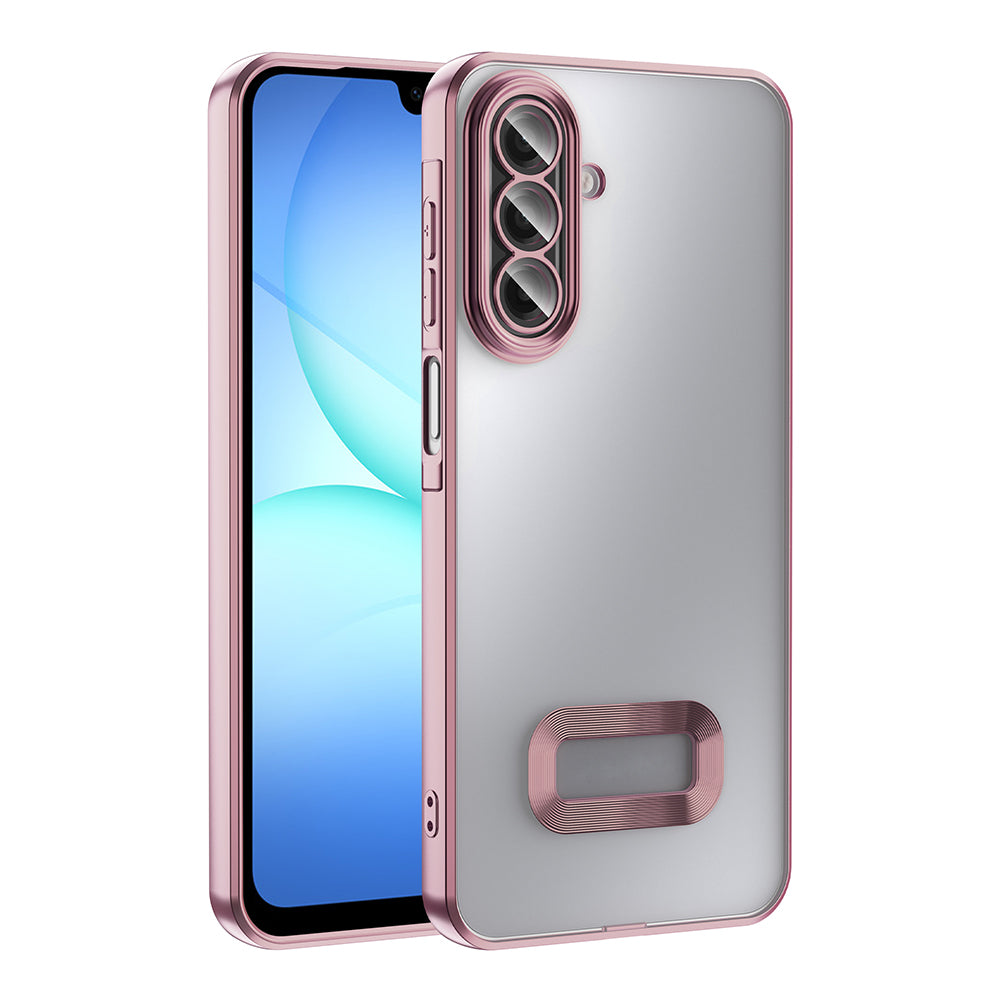 Galaxy A17 Kılıf Kamera Korumalı Logo Gösteren Zore Omega Kapak