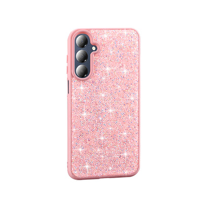 Galaxy A26 Kılıf Parlak Taşlı Tasarım Zore Pırlanta Kapak Pembe