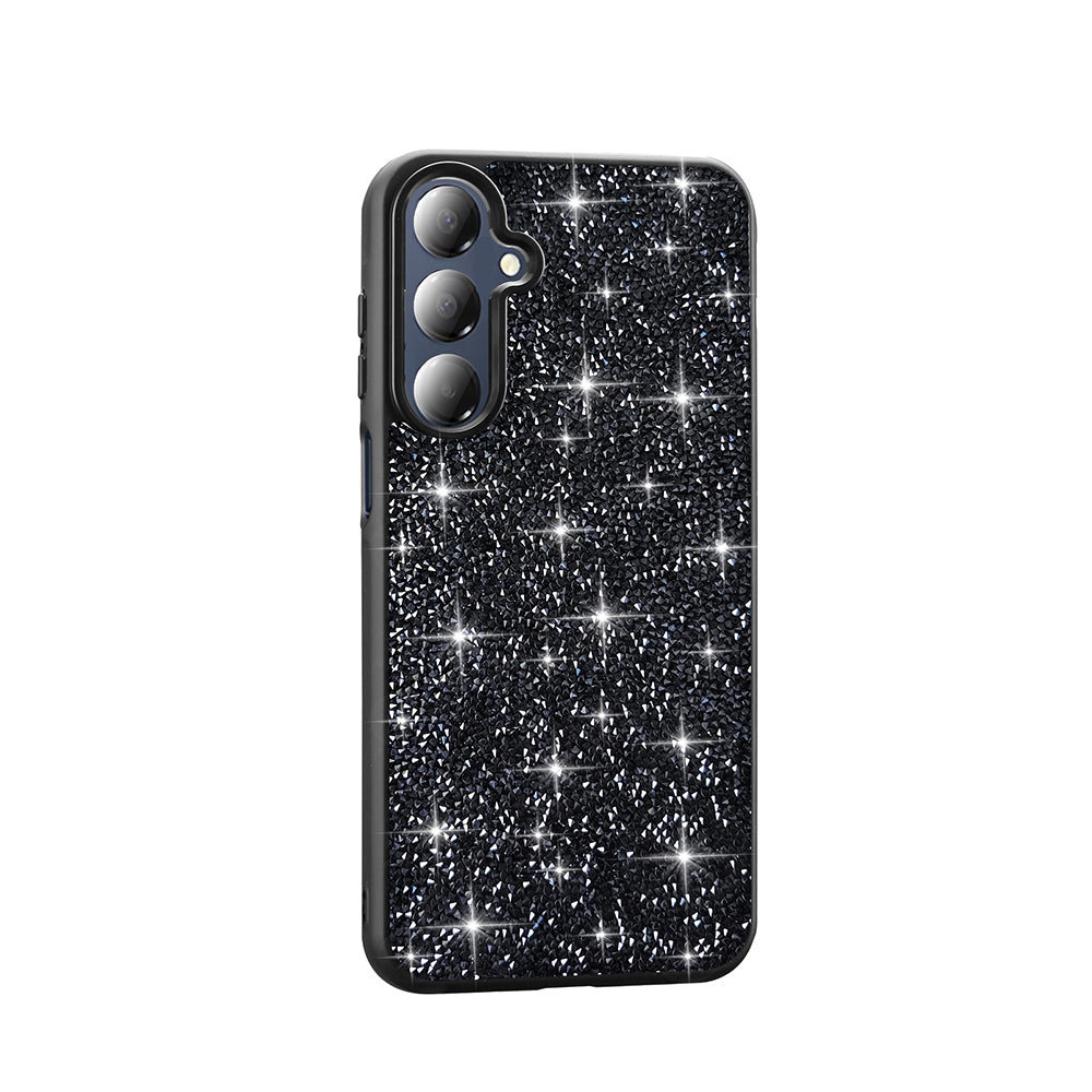 Galaxy A26 Kılıf Parlak Taşlı Tasarım Zore Pırlanta Kapak Beyaz