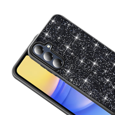 Galaxy A26 Kılıf Parlak Taşlı Tasarım Zore Pırlanta Kapak Pembe