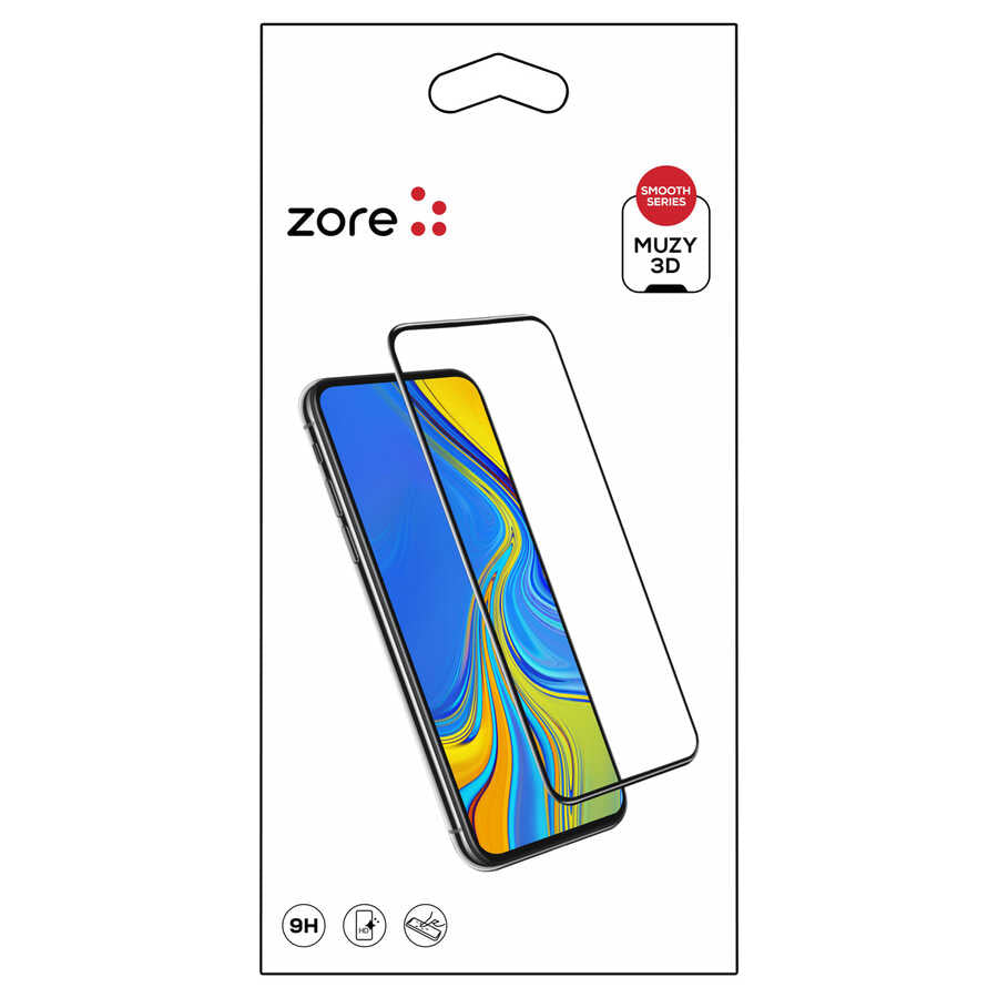 Galaxy A30 Zore 3D Muzy Temperli Cam Ekran Koruyucu