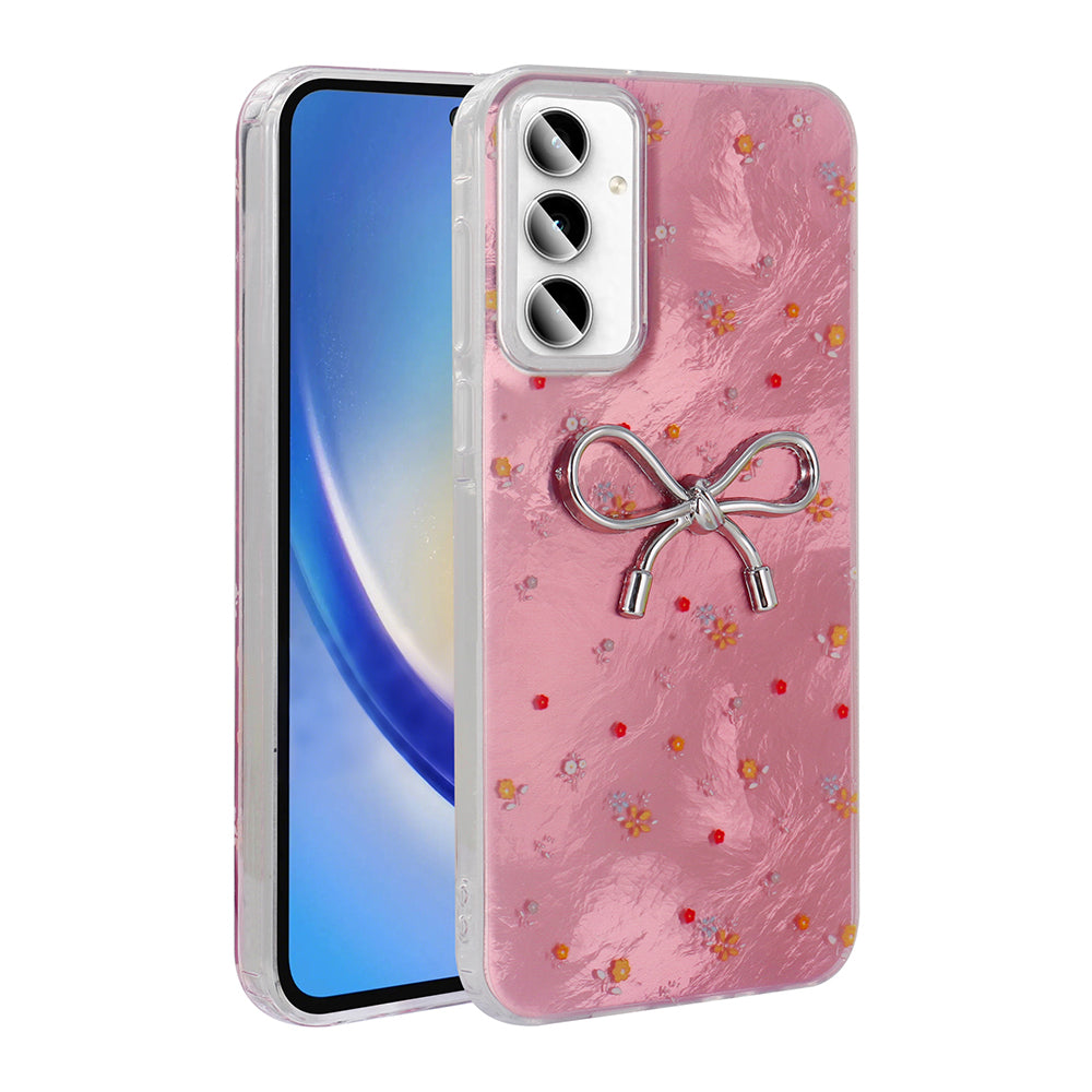 Galaxy A35 Kılıf Kamera Korumalı Figürlü Zore Ponti Silikon Kapak Beyaz