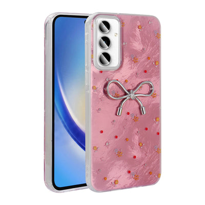Galaxy A35 Kılıf Kamera Korumalı Figürlü Zore Ponti Silikon Kapak Beyaz