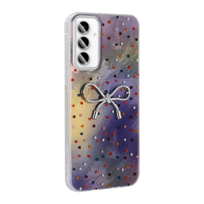 Galaxy A35 Kılıf Kamera Korumalı Figürlü Zore Ponti Silikon Kapak Beyaz
