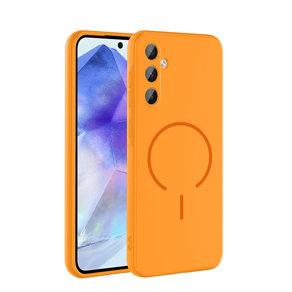 Galaxy A55 Kılıf M-safe Şarj Özellikli Zore Meta Kapak