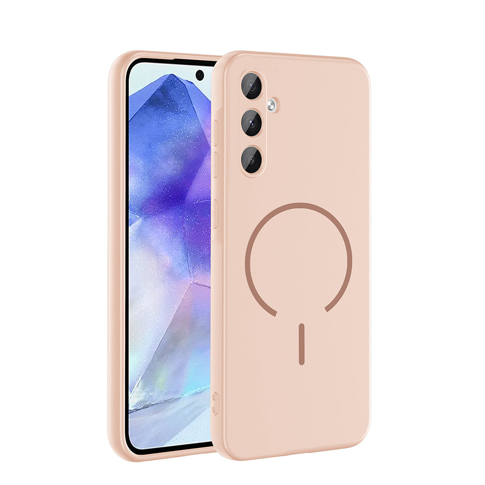 Galaxy A55 Kılıf M-safe Şarj Özellikli Zore Meta Kapak