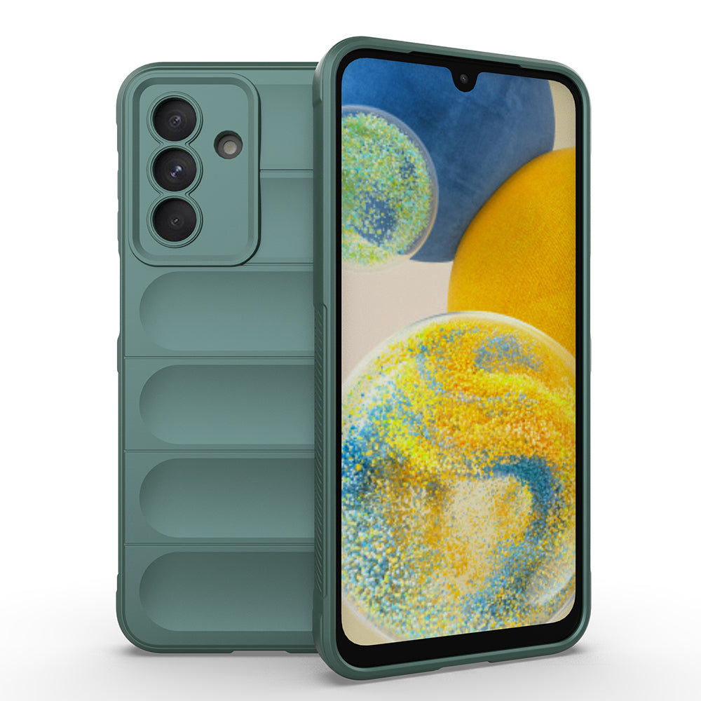 Galaxy A56 Kılıf Esnek TPU Oyuklu Arka Yüzey Tasarımlı Zore Etnik Silikon Kapak