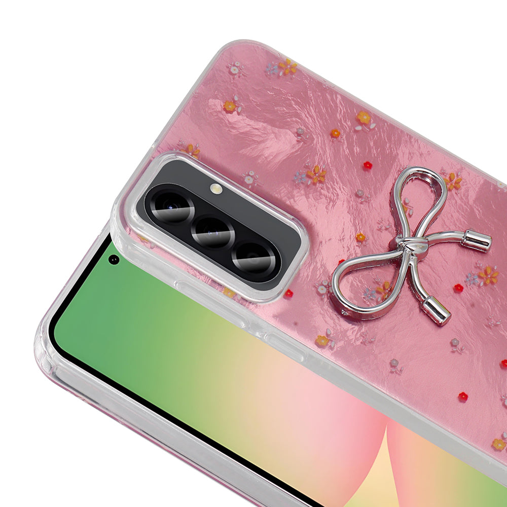 Galaxy A56 Kılıf Kamera Korumalı Figürlü Zore Ponti Silikon Kapak Beyaz