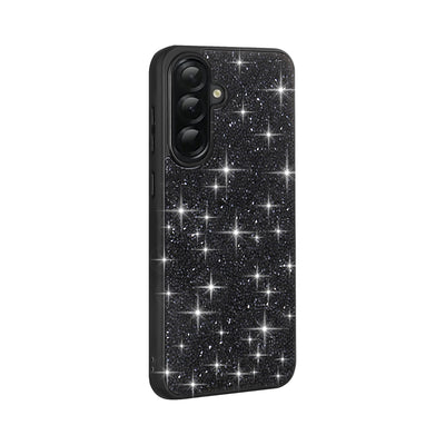 Galaxy A56 Kılıf Parlak Taşlı Tasarım Zore Pırlanta Kapak Gri