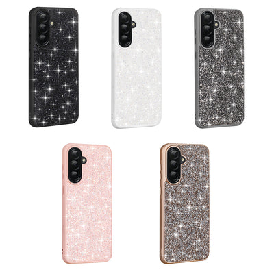 Galaxy A56 Kılıf Parlak Taşlı Tasarım Zore Pırlanta Kapak Pembe