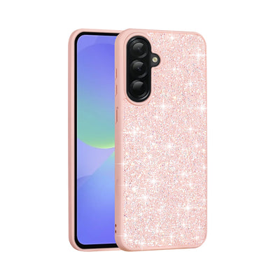 Galaxy A56 Kılıf Parlak Taşlı Tasarım Zore Pırlanta Kapak Siyah