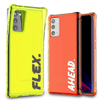 Galaxy Note 20 Kılıf Araree Lettering Kapak Sarı