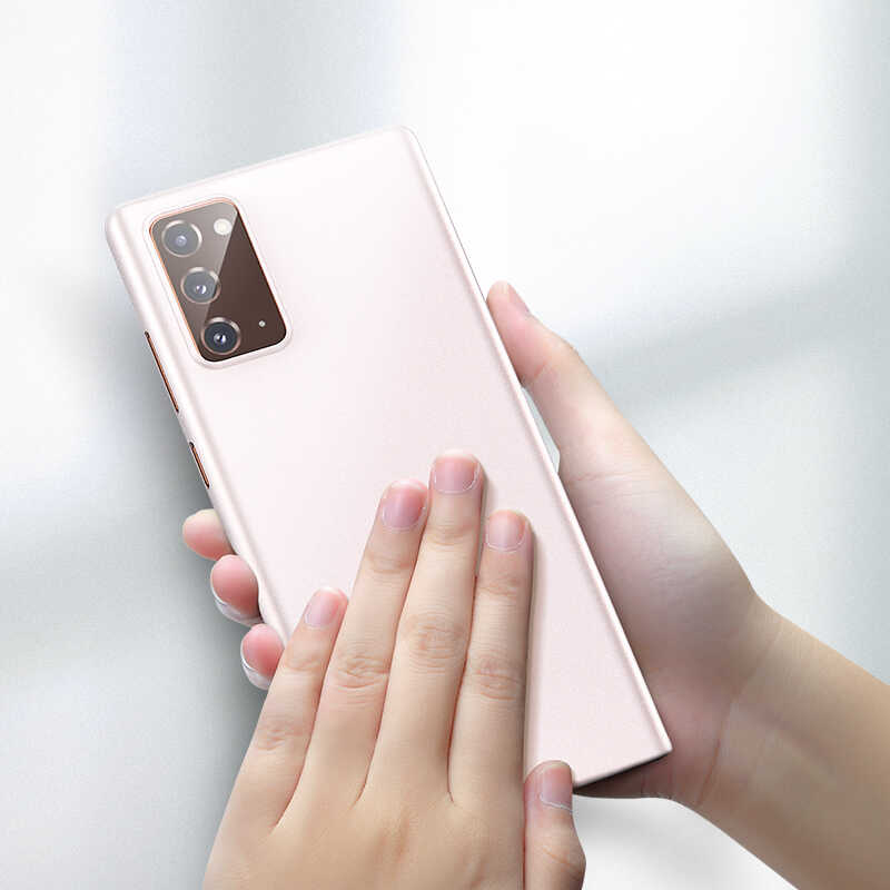 Galaxy Note 20 Kılıf Benks Lollipop Protective Kapak Transparan Siyah