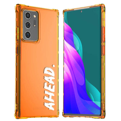 Galaxy Note 20 Ultra Kılıf Araree Lettering Kapak Sarı
