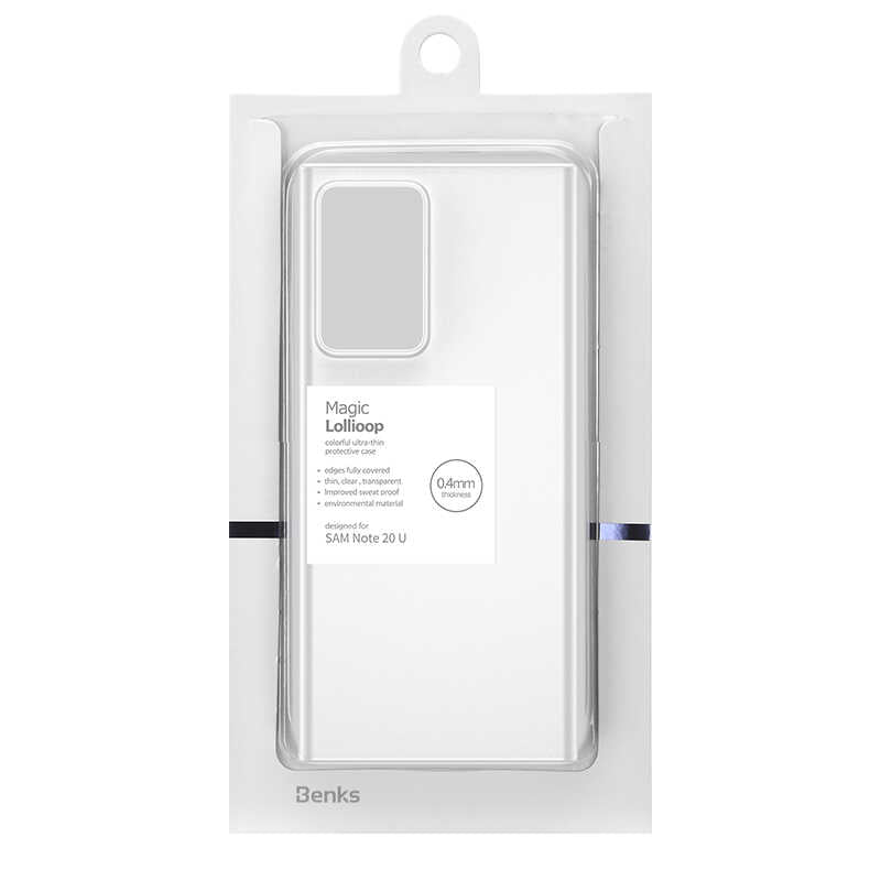 Galaxy Note 20 Ultra Kılıf Benks Lollipop Protective Kapak Beyaz
