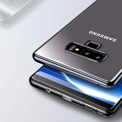Galaxy Note 9 Kılıf Benks Electroplating PC Kapak Siyah