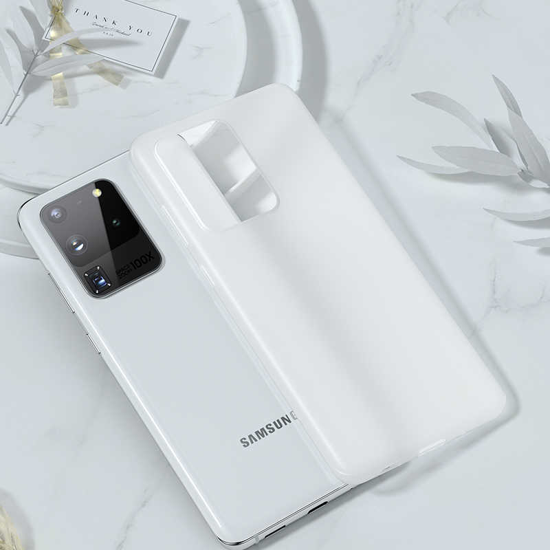 Galaxy S20 Ultra Kılıf Benks Lollipop Protective Kapak Beyaz