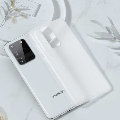 Galaxy S20 Ultra Kılıf Benks Lollipop Protective Kapak Beyaz
