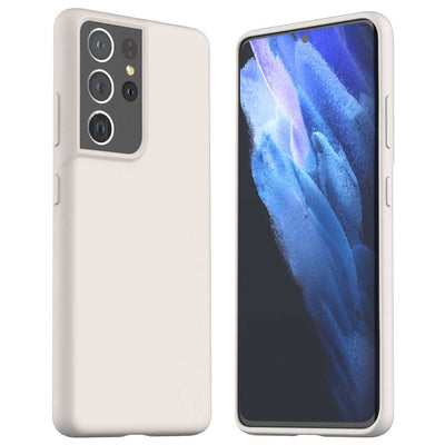 Galaxy S21 Ultra Kılıf Araree Typo Skin Kapak Beyaz
