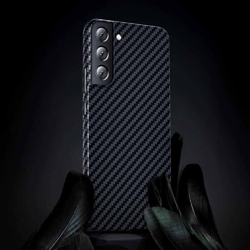 Galaxy S22 Plus Kılıf Benks Kevlar Fiber Kapak Siyah