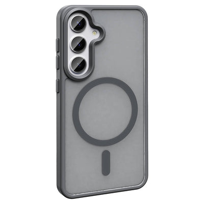 Galaxy S23 FE Kılıf M-safe Şarj Özellikli Mat Arka Yüzey Zore Sio Kapak Siyah