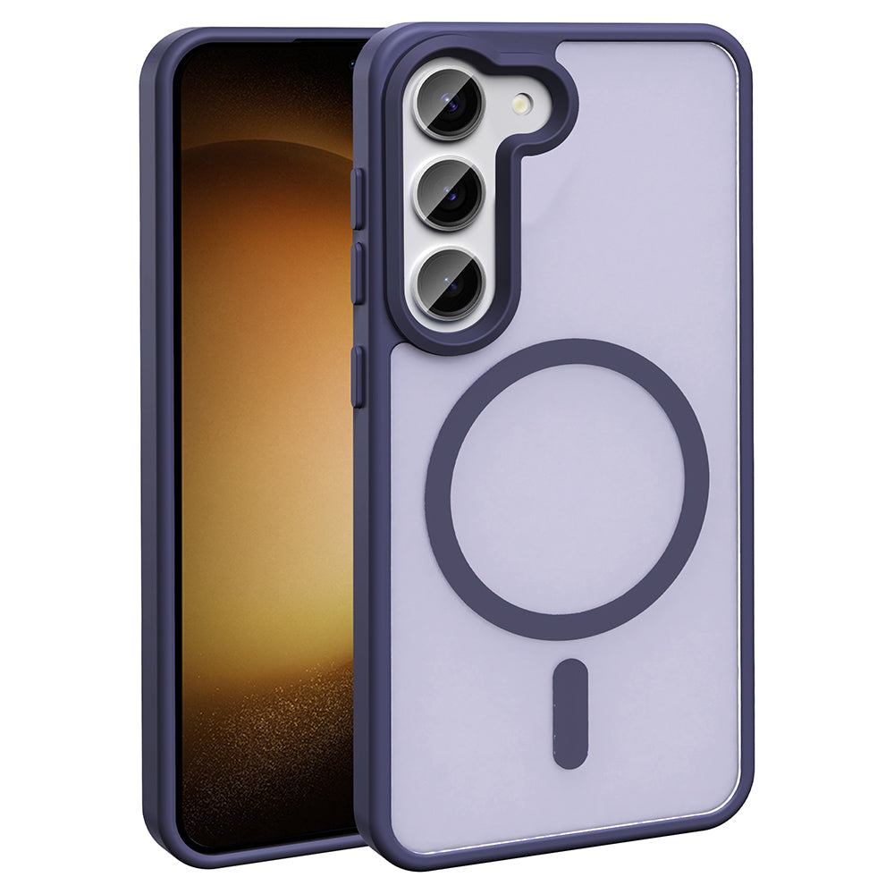 Galaxy S23 FE Kılıf M-safe Şarj Özellikli Mat Arka Yüzey Zore Sio Kılıf