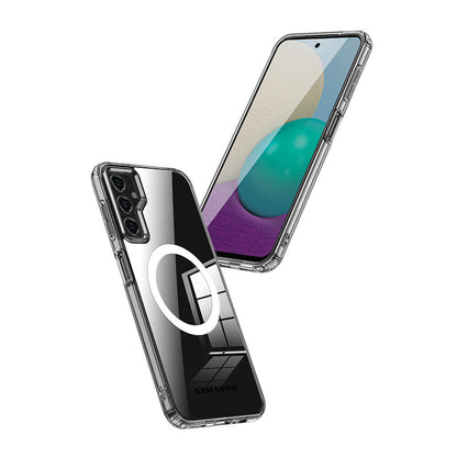 Galaxy S23 FE Kılıf Sert PC Arka Yüzey Wireless Şarj Özellikli Zore Flet M-safe Kılıf