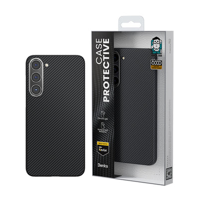 Galaxy S23 Kılıf Benks M-safe Şarj Özellikli Magnetik ArmorAir 600D Kevlar Fiber Kılıf