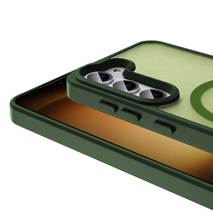 Galaxy S23 Kılıf M-safe Şarj Özellikli Mat Arka Yüzey Zore Sio Kılıf