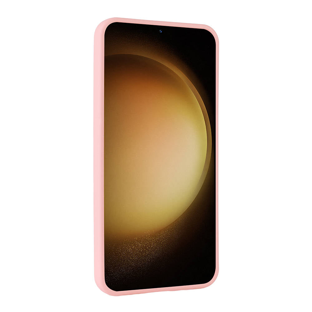 Galaxy S23 Kılıf Parlak Taşlı Tasarım Zore Pırlanta Kapak Beyaz