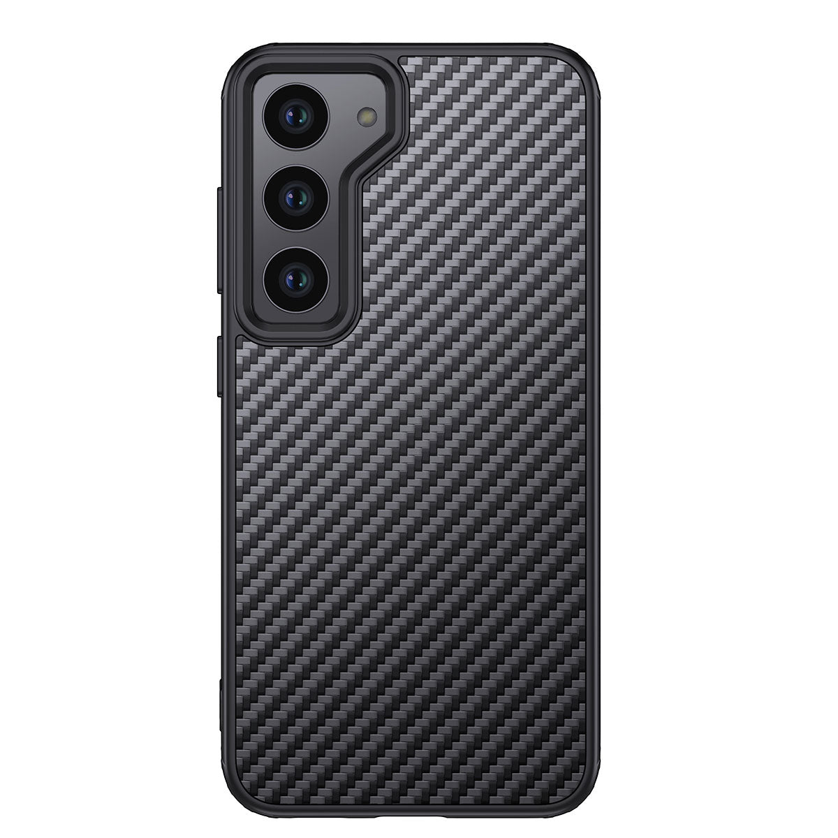 Galaxy S23 Plus Kılıf Aramid Karbon Fiber Magsafe Özellikli Wlons Radison Kapak Siyah